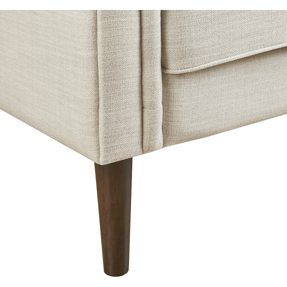 gavin white accent chair   