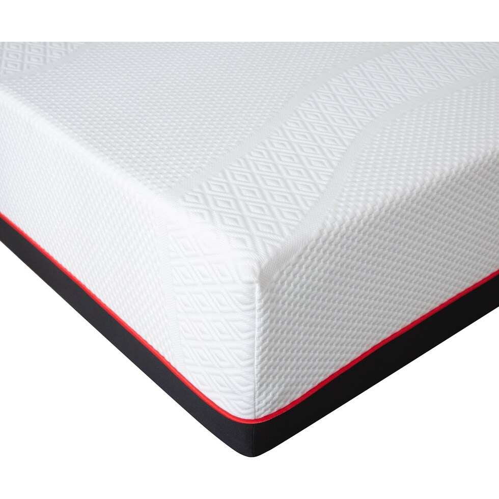 gel bamboo charcoal aerofusion white full mattress   
