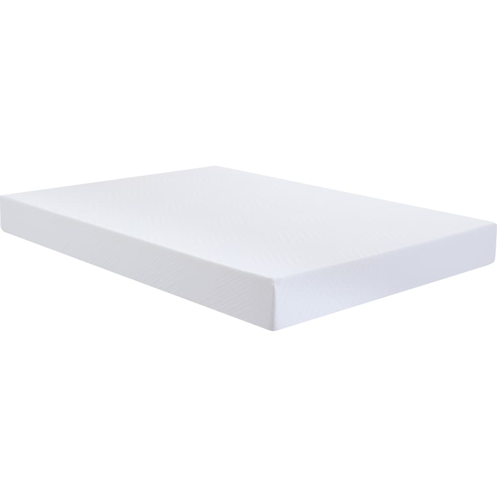 gel green tea aerofusion memory foam white full mattress   