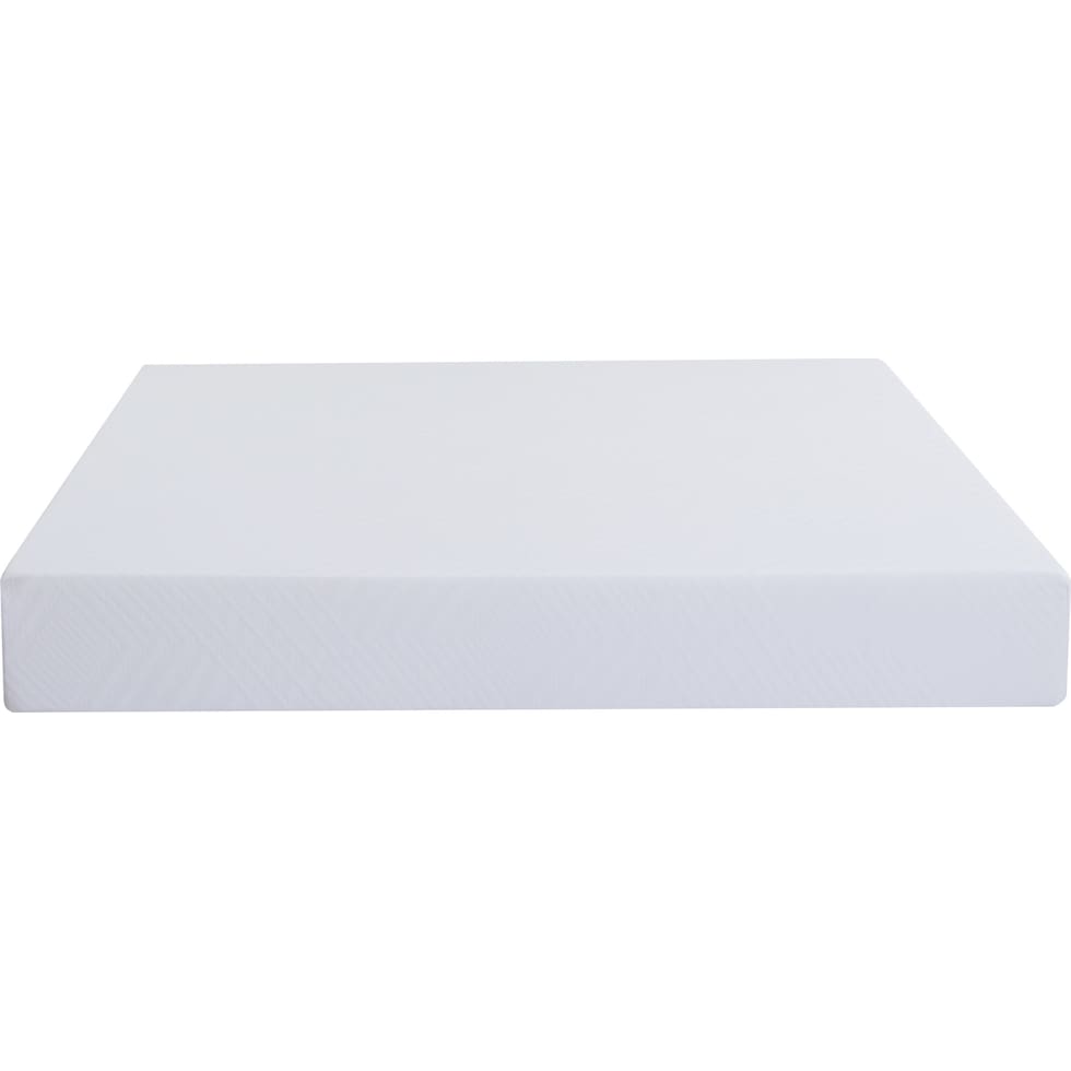 gel green tea aerofusion memory foam white king mattress   