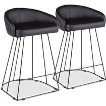 gem black counter height stool   