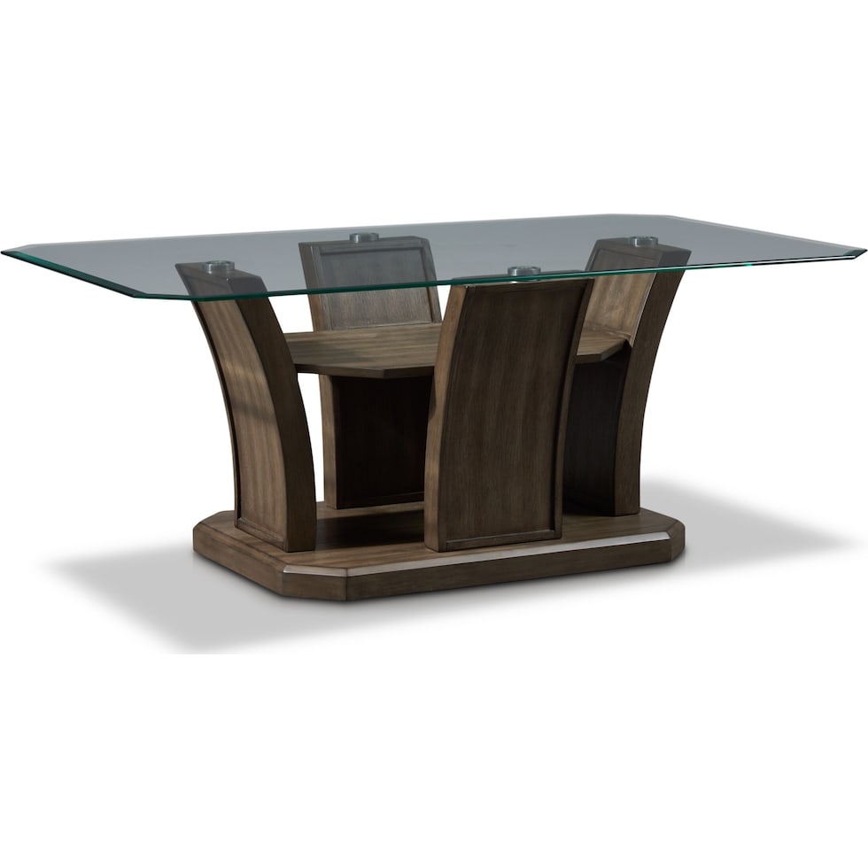 gemini occasional gray coffee table   