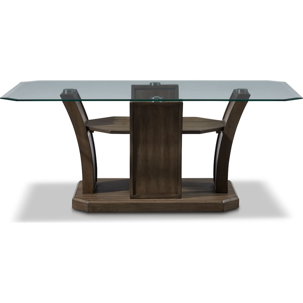 gemini occasional gray coffee table   