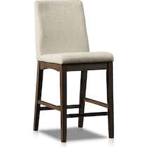 gemini gray counter height stool   