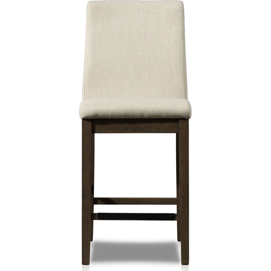 gemini gray counter height stool   