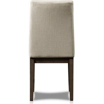 gemini gray dining chair   