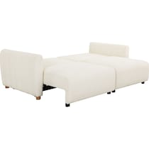 gemma white sofa bed   