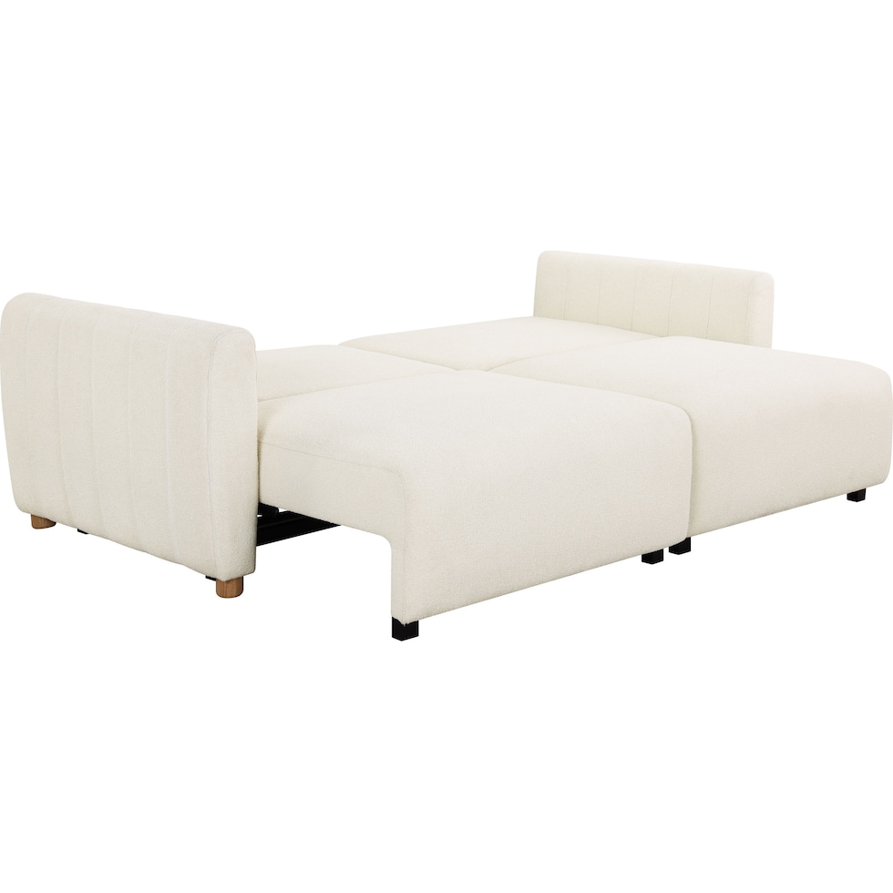 gemma white sofa bed   