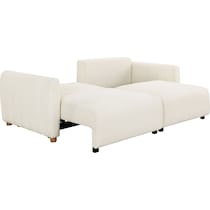 gemma white sofa bed   