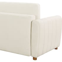 gemma white sofa bed   