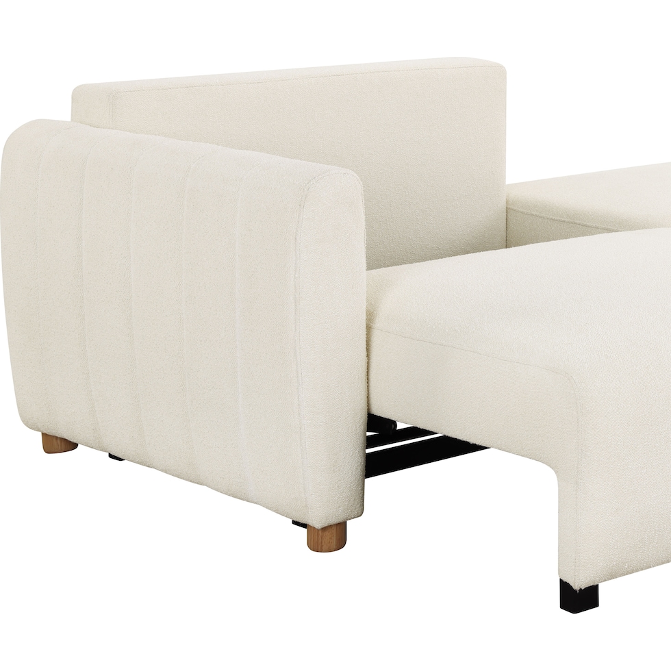 gemma white sofa bed   