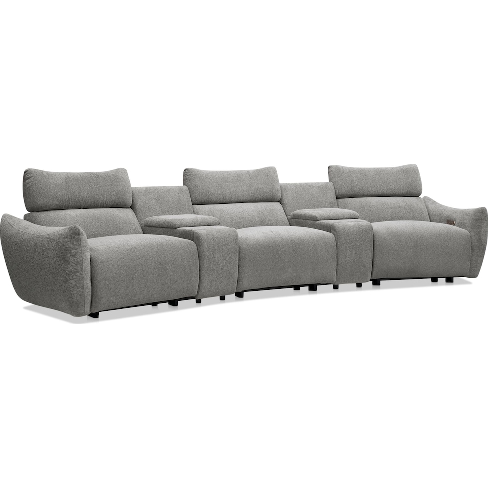 genesis gray sectional   