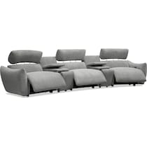 genesis gray sectional   