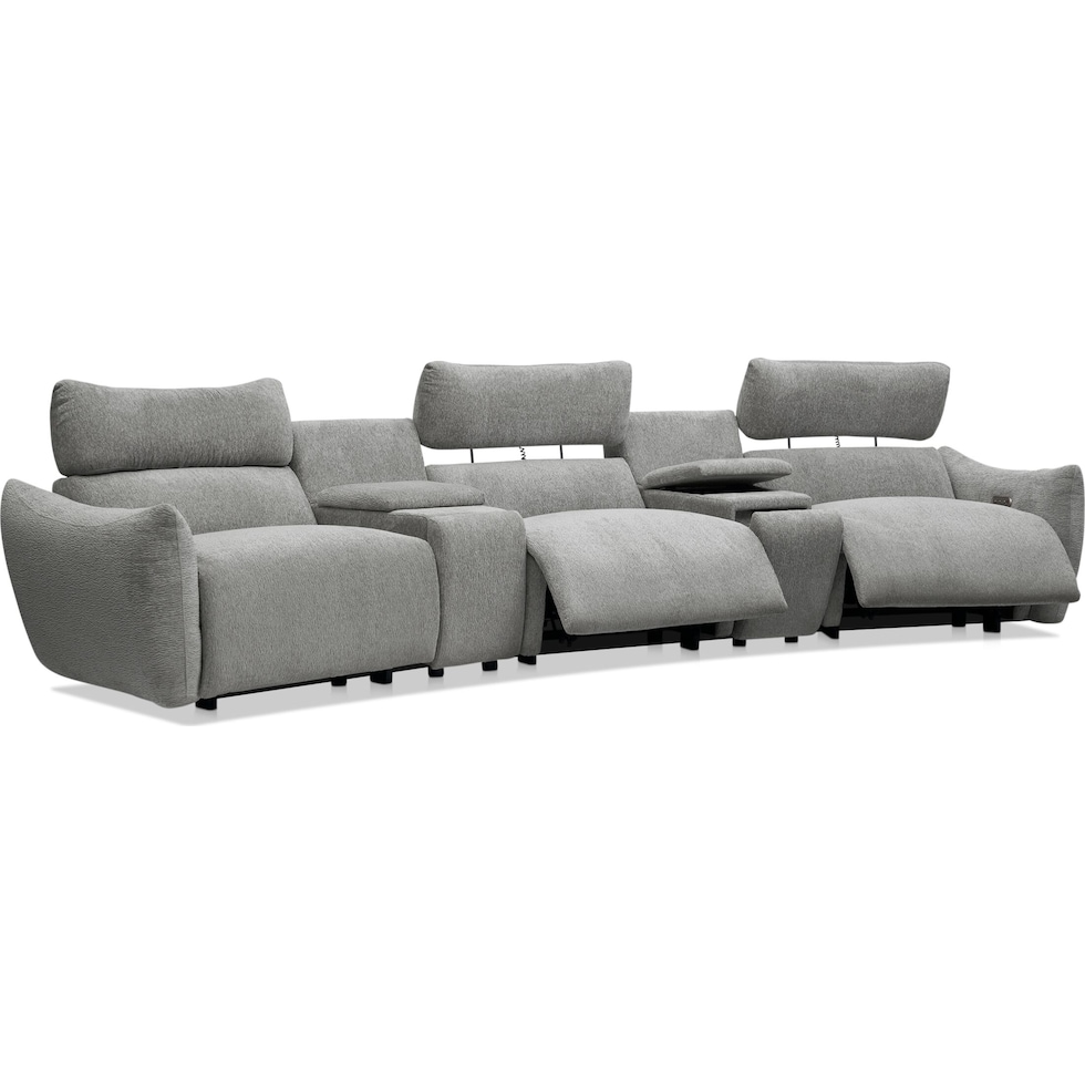 genesis gray sectional   