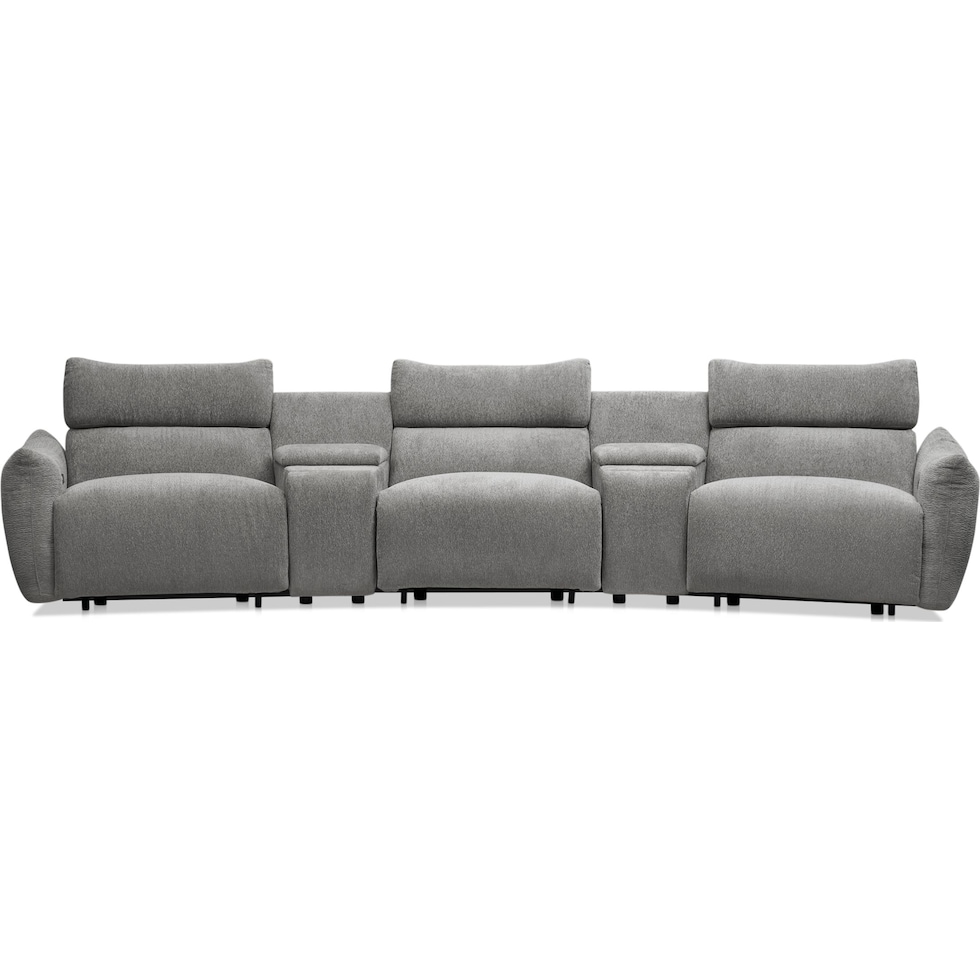 genesis gray sectional   