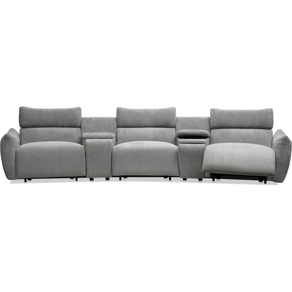 genesis gray sectional   