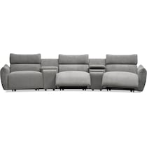 genesis gray sectional   