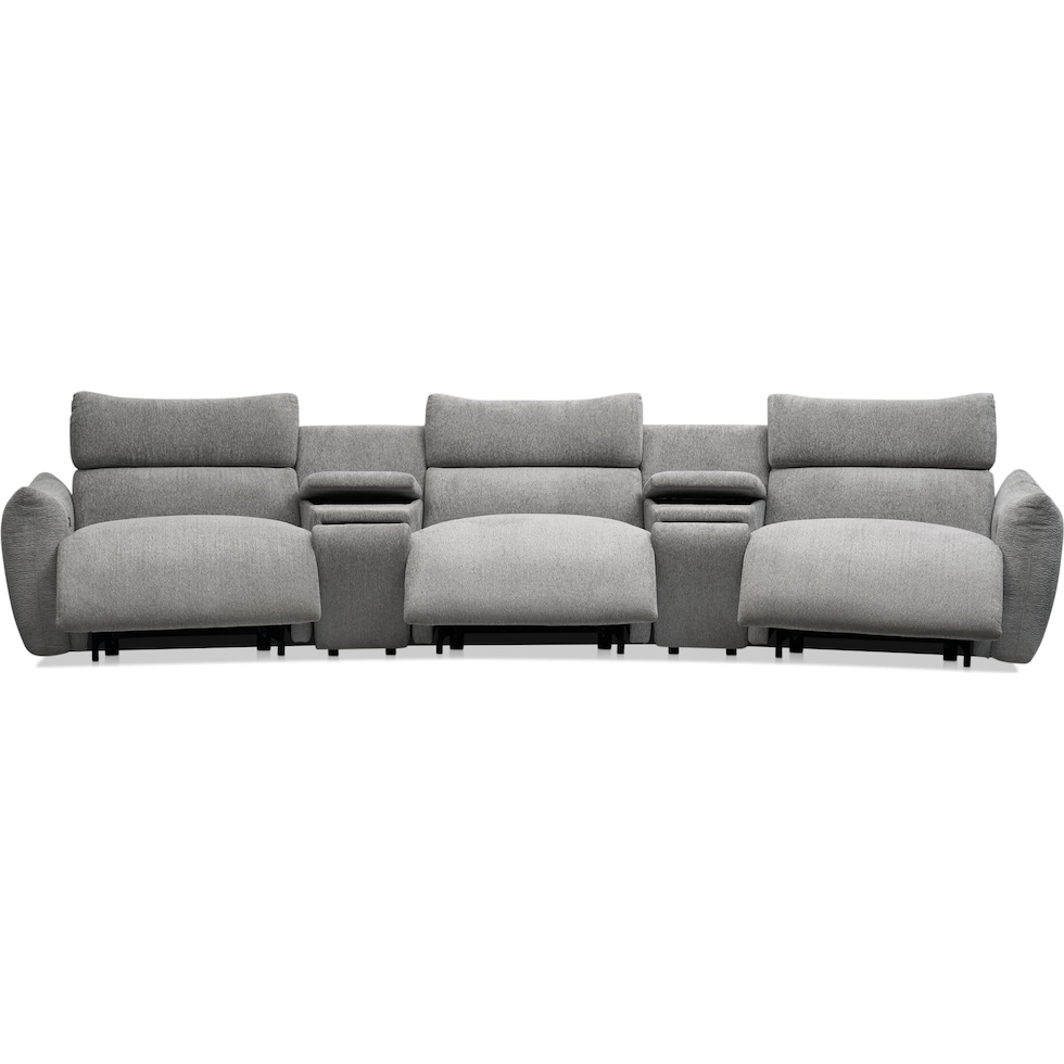 genesis gray sectional   