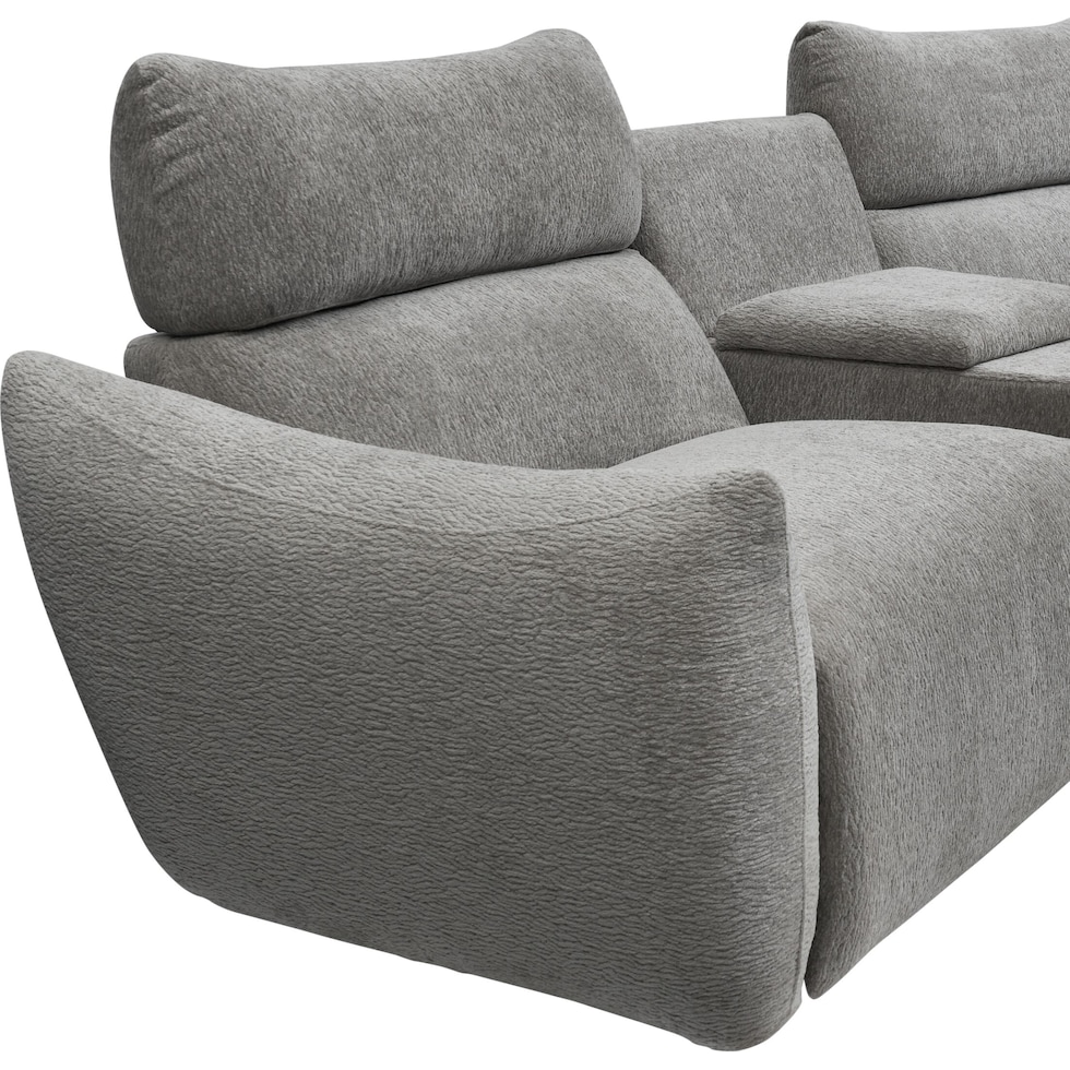 genesis gray sectional   