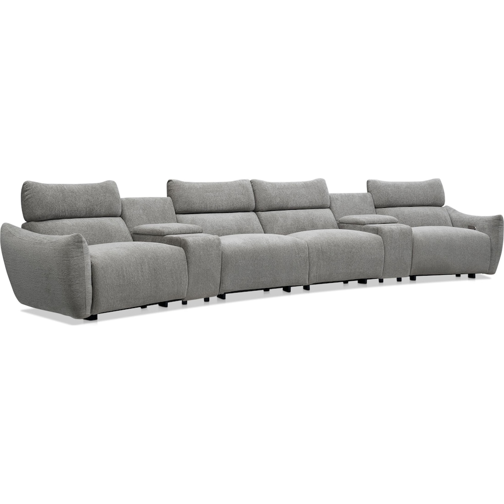 genesis gray sectional   