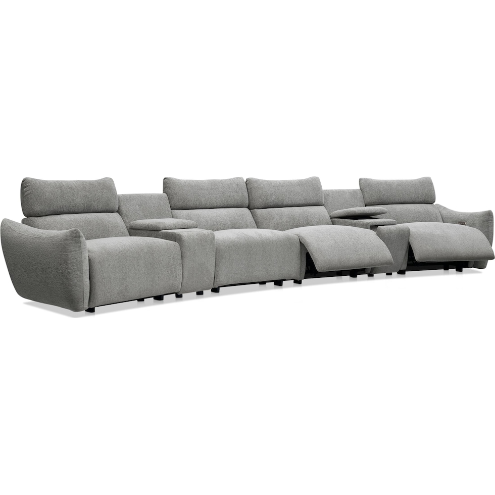 genesis gray sectional   