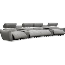 genesis gray sectional   