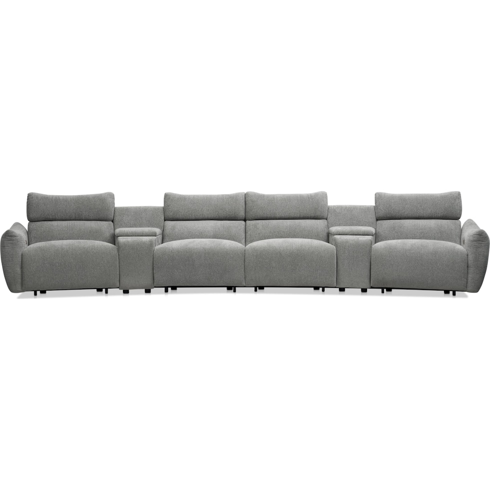 genesis gray sectional   