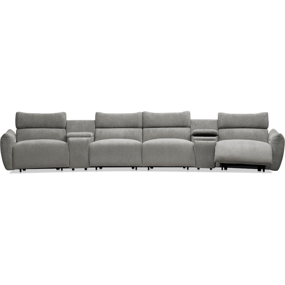 genesis gray sectional   