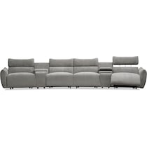 genesis gray sectional   