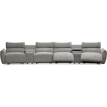 genesis gray sectional   