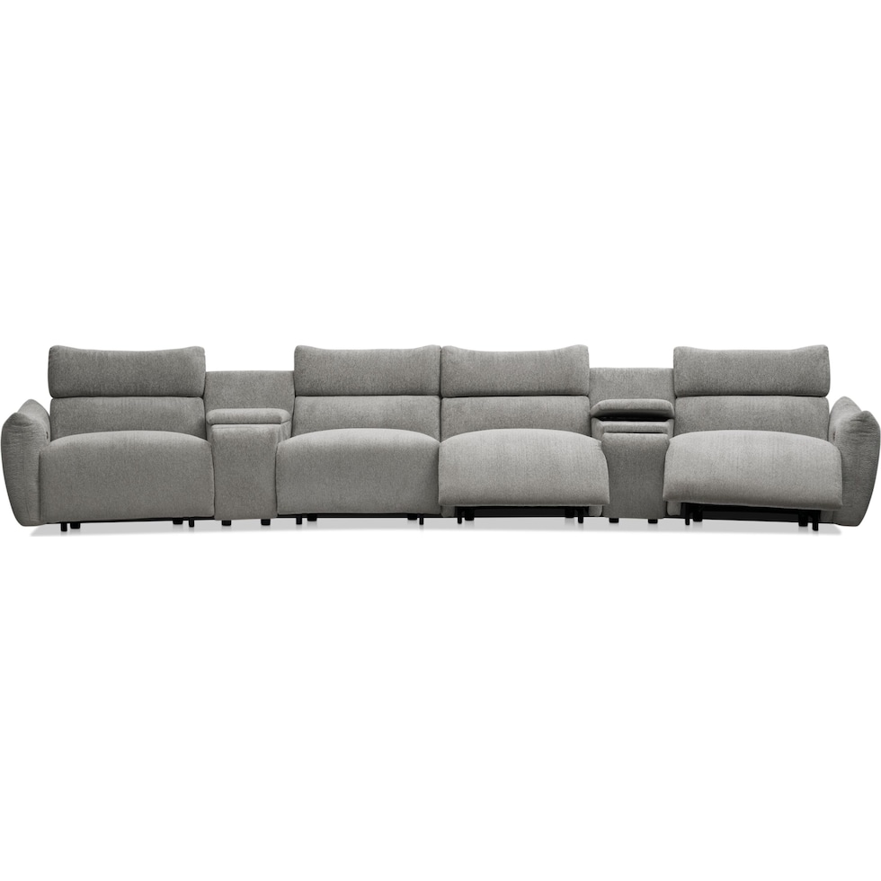 genesis gray sectional   