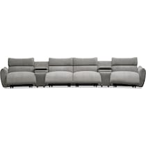 genesis gray sectional   