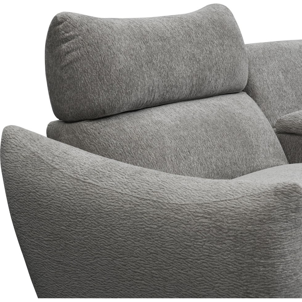 genesis gray sectional   