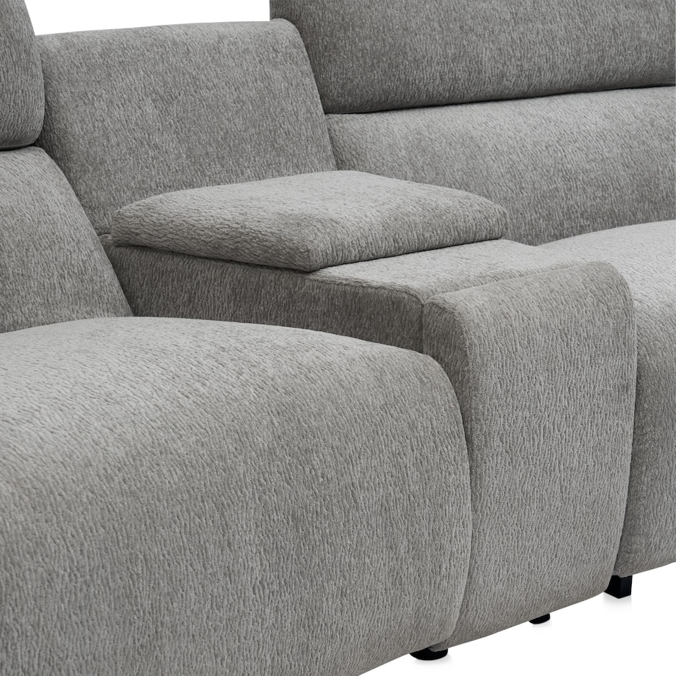 genesis gray sectional   