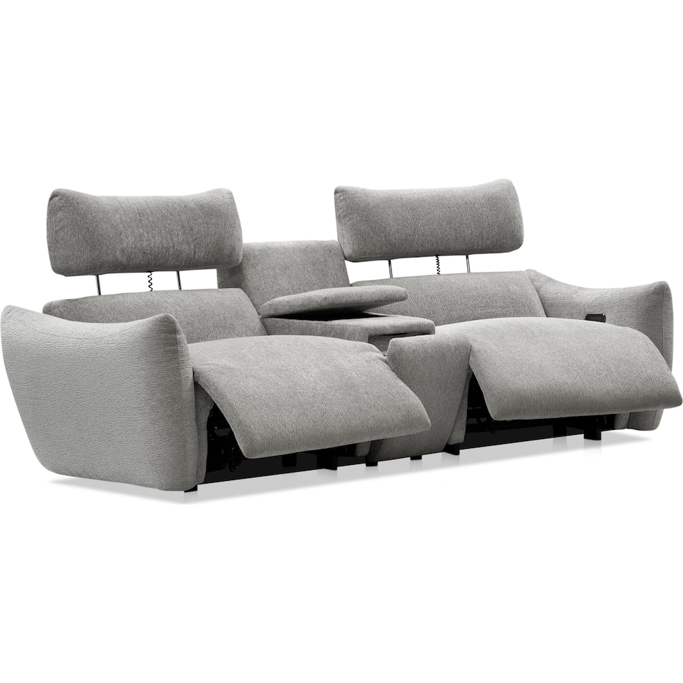 genesis gray sectional   