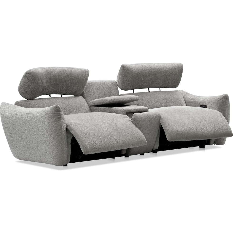 genesis gray sectional   