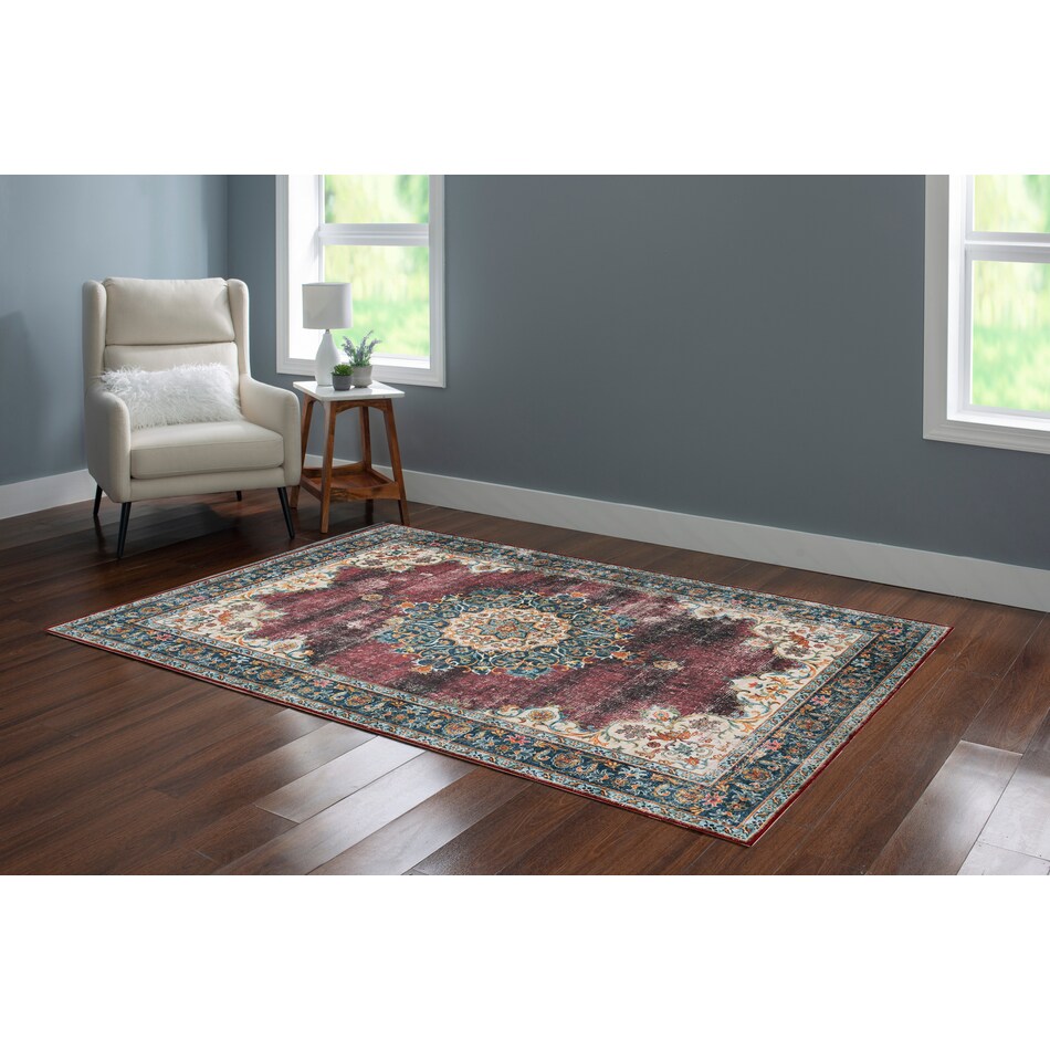 genesis multicolor area rug  x    