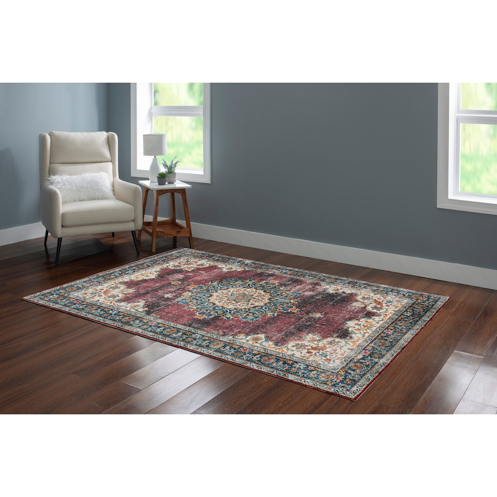 genesis multicolor area rug  x    