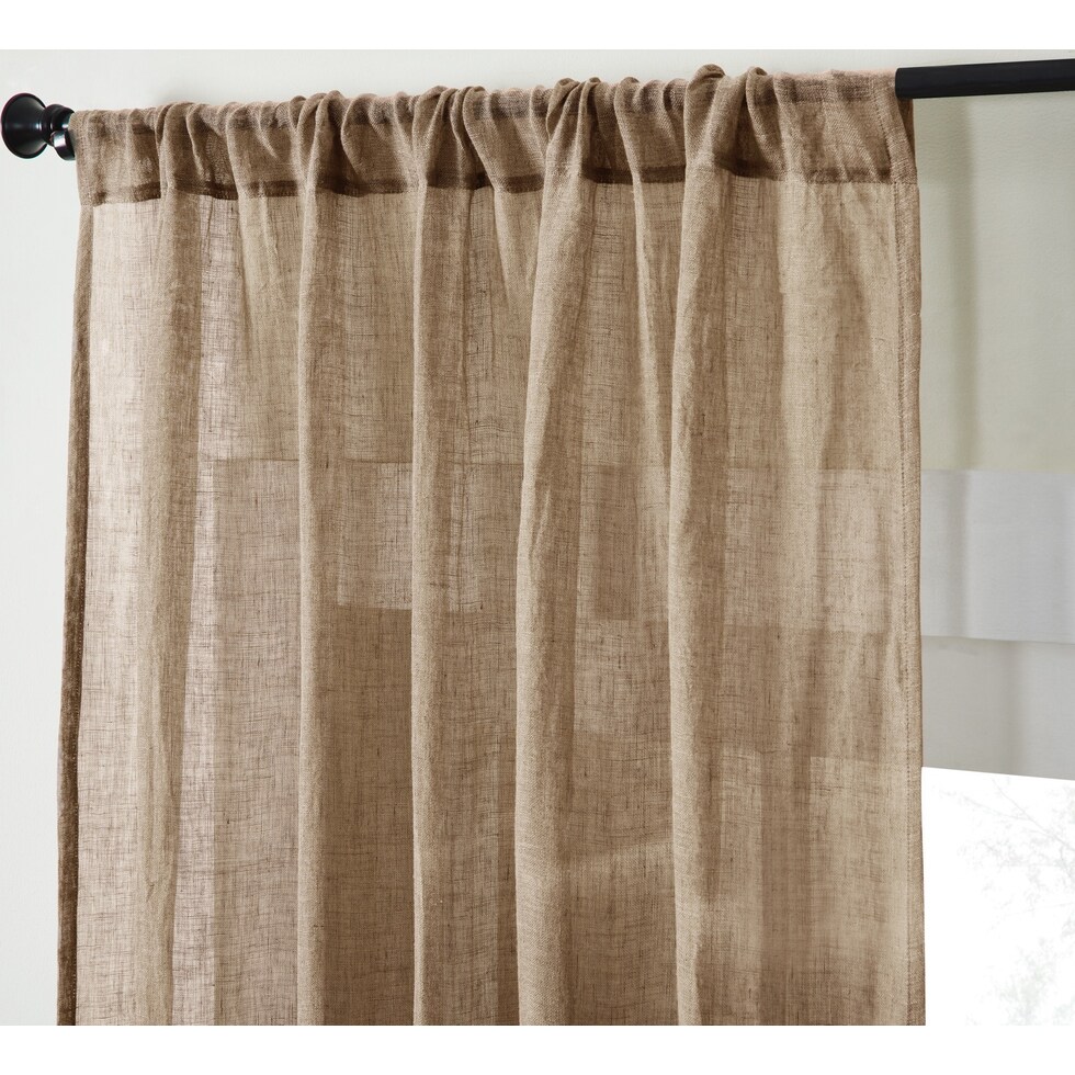 genevieve curtain neutral window panel   