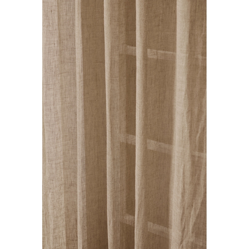 genevieve curtain neutral window panel   