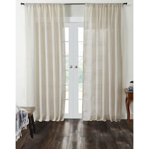 genevieve curtain neutral window panel   