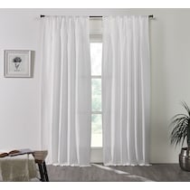 genevieve curtain white window panel   