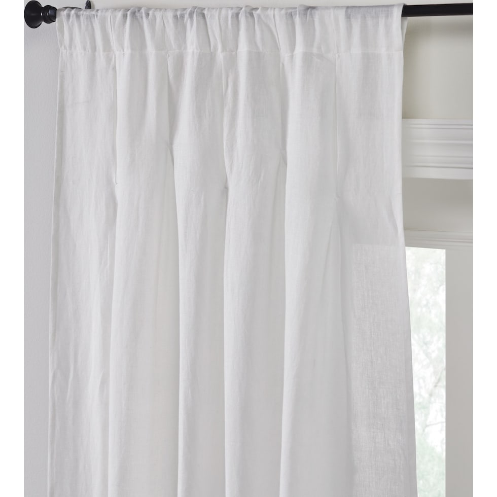 genevieve curtain white window panel   
