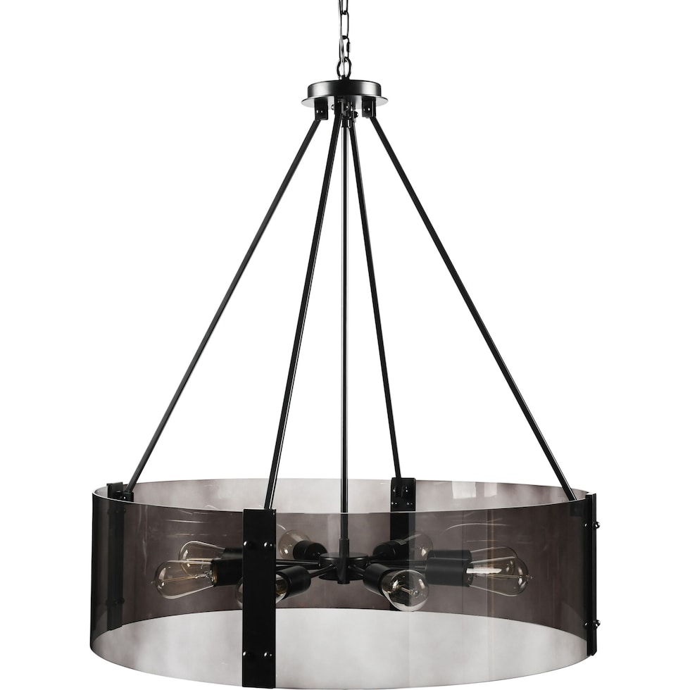 genie black chandelier   