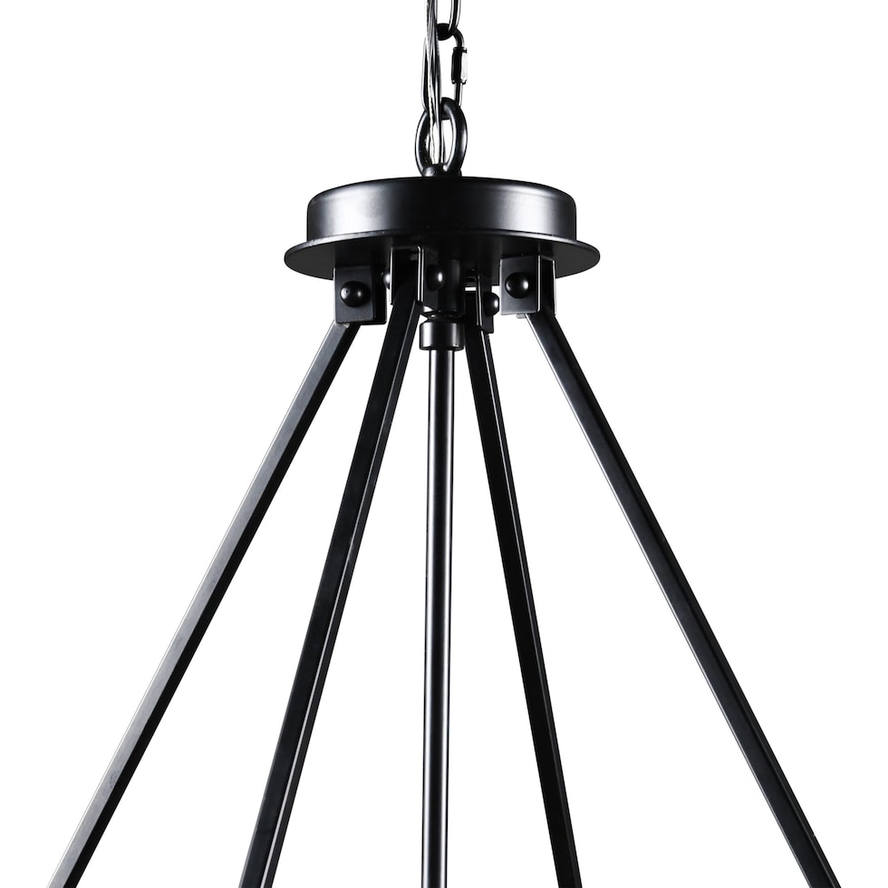 genie black chandelier   