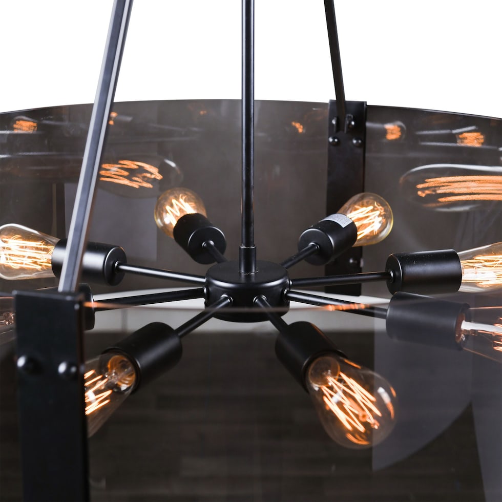 genie black chandelier   