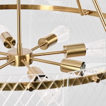 genie gold chandelier   