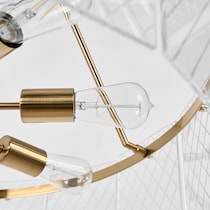 genie gold chandelier   
