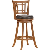 genoa dark brown bar stool   