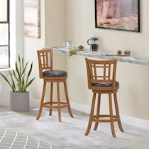 genoa dark brown bar stool   